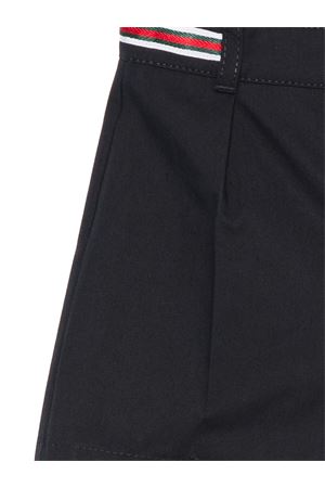 bermuda in cotone blu GUCCI KIDS | 854113XWA7E4330